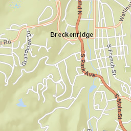 130-132 South Main Street, White River National Forest, Breck Street Map