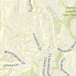 4600-4698 Meadows Boulevard, Castle Rock Street Map