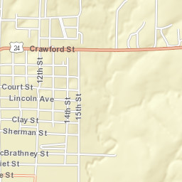 641-669 Garfield Ave Clay Center KS Street Map