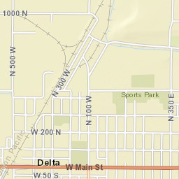 201-299 W Main St, Delta, UT 84624 Street Map