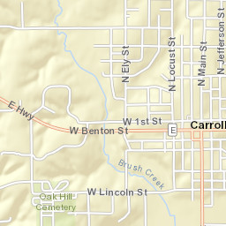 8 W Benton St, Carrollton, MO 64633 Street Map