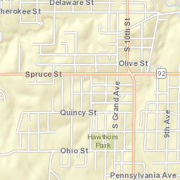 929 South 17th Street Leavenworth KS Street Map