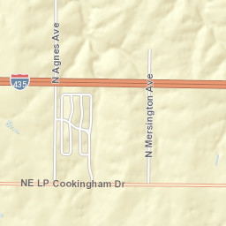 Kansas City, MO 64155, USA Street Map