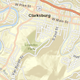 301-305 West Main Street, Clarksburg, WV Street Map