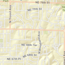 1605 NE 69th Terrace, Kansas City, MO 64118 Street Map