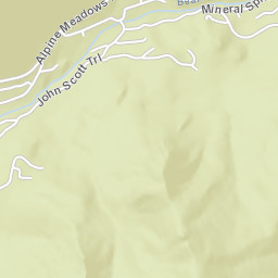 1981-1999 Chalet Road, Tahoe National Forest, Olympic Valley, Street Map
