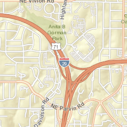 4405 Northeast Kelsey Road, Kansas City, MO Street Map