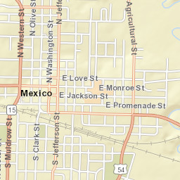 1221-1223 East Jackson Street Mexico MO Street Map