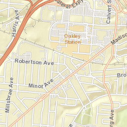 3339 Ibsen Avenue Cincinnati OH 45209 Street Map