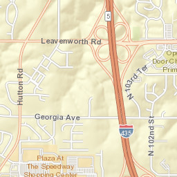 3306 North 109th Terrace, Kansas City, KS Street Map