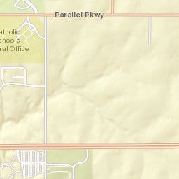 11936-12016 Parallel Parkway, Kansas City Street Map