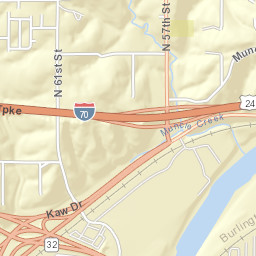 418 North 57th Street, Kansas City, KS Street Map