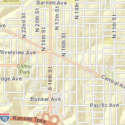 1405 Central Avenue Kansas City KS Street Map