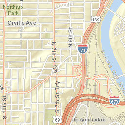 357 North 10th Street, Kansas City, KS Street Map