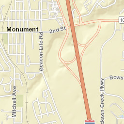 155 2nd Street, Monument, CO 80132, USA Street Map