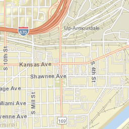 574-598 South 10th Street, Kansas City Street Map