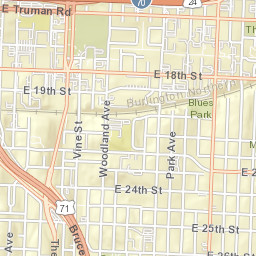 1899-1901 East 24th Terrace Kansas City MO Street Map