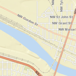 232-598 Northwest Topeka Boulevard, Topeka Street Map