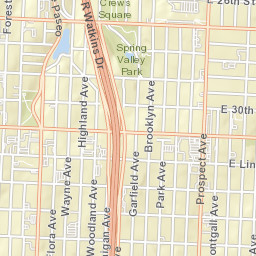 1367-1399 East Linwood Boulevard, Kansas City Street Map