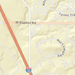 Gleneagle, CO, USA Street Map