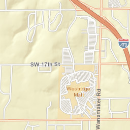 6000-6028 Southwest 17th Street, Topeka Street Map