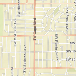 2822 Southwest Huntoon Street, Topeka, KS Street Map