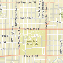 2699 Southwest 21st Street, Topeka, KS Street Map