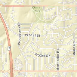 4830-4898 Noreston Street Shawnee KS Street Map