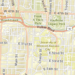University of Missouri-Kansas City Volker Campus 5311 Rockhil Street Map