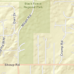 13000 Darr Drive, Colorado Springs, CO  Street Map
