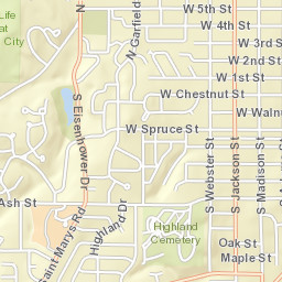 201 Redbud Dr Junction City KS Street Map