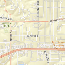 12700 Johnson Drive, Shawnee, KS 66216 Street Map