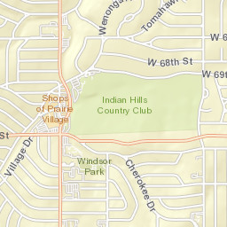 6901 Belinder Ave Mission Hills KS Street Map