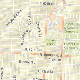 7200-7210 Wyandotte St Kansas City Street Map