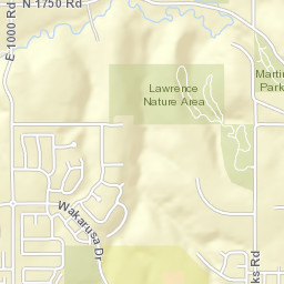 1660-1664 East 1100 Road, Lawrence, KS Street Map