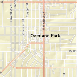 7894-7898 Lamar Avenue, Prairie Village, KS Street Map