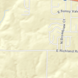 7330-7350 East Suncrest Court, Columbia Street Map