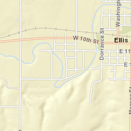 700-708 Washington Street, Ellis, KS 67637, USA Street Map