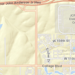 Renner Blvd & State Highway 10, Lenexa, KS Street Map