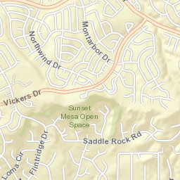 6752-6798 Rangewood Drive Colorado Springs CO Street Map