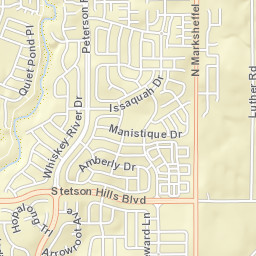 7342-7354 Quiet Pond Pl Colorado Springs CO Street Map