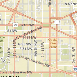 Washington, D. C. Street Map