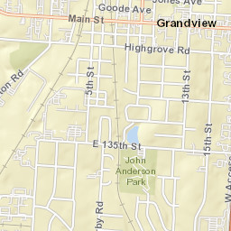 13362-13498 5th Street, Grandview, MO Street Map