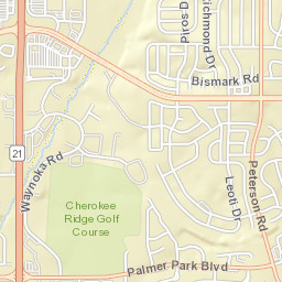 2361-2617 North Powers Boulevard Street Map