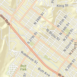 1-99 South 27th Street Colorado Springs CO Street Map