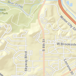 941-943 Skyway Blvd Colorado Springs Street Map