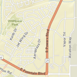 5179-5199 East Fountain Boulevard, Colorado Springs Street Map