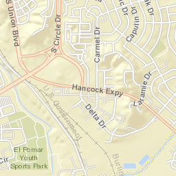2018 Monterey Road Colorado Springs CO Street Map
