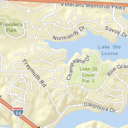 11230 Veterans Memorial Pkwy Lake St Louis Street Map