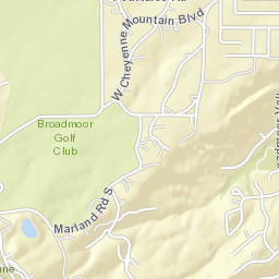 75 Marland Road, Colorado Springs, CO Street Map